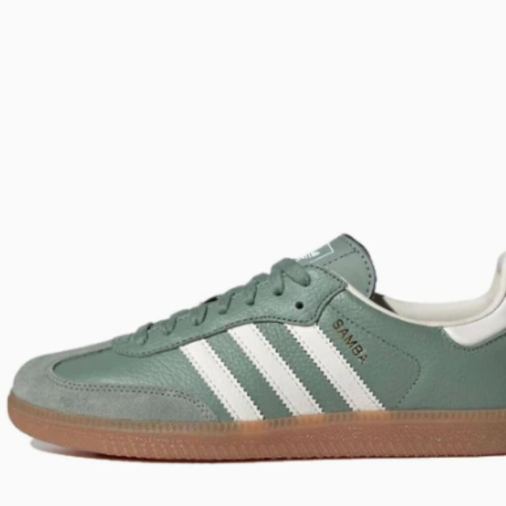 Rare Adidas Samba OG WMNS- Silver Green
